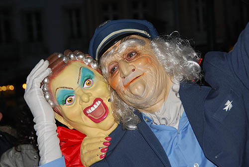 Limoux Fecos, Pont Vieux, 21st March 2010 Carnival, Nuit de la Blanquette