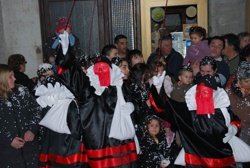 Limoux Fecos, Pont Vieux, 21st March 2010 Carnival, Nuit de la Blanquette