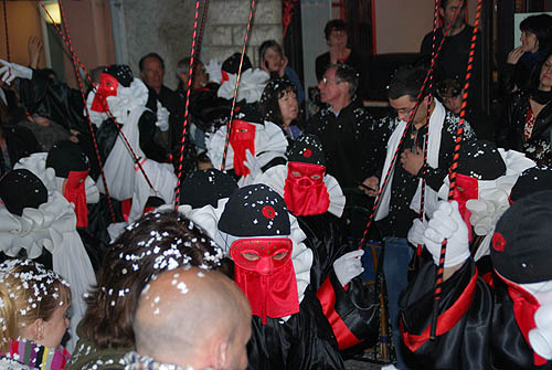 Limoux Fecos, Pont Vieux, 21st March 2010 Carnival, Nuit de la Blanquette