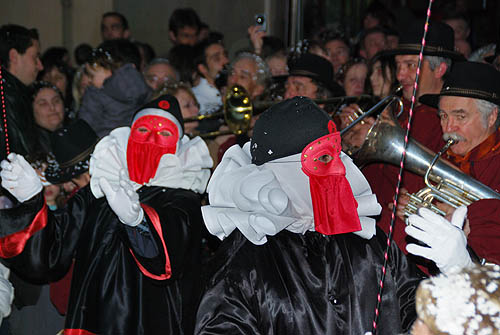 Limoux Fecos, Pont Vieux, 21st March 2010 Carnival, Nuit de la Blanquette