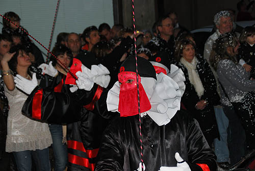 Limoux Fecos, Pont Vieux, 21st March 2010 Carnival, Nuit de la Blanquette