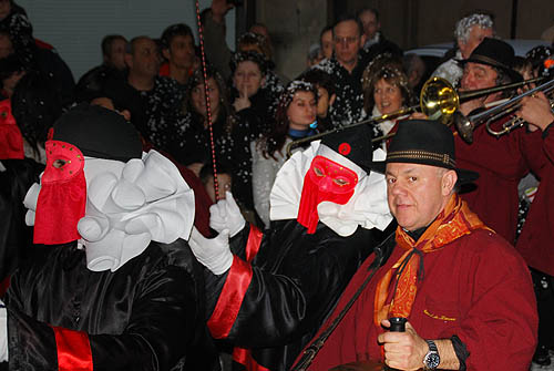 Limoux Fecos, Pont Vieux, 21st March 2010 Carnival, Nuit de la Blanquette