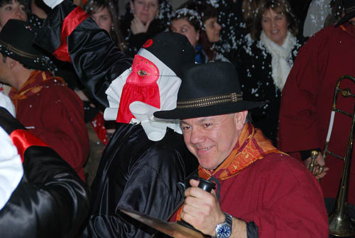 Limoux Fecos, Pont Vieux, 21st March 2010 Carnival, Nuit de la Blanquette