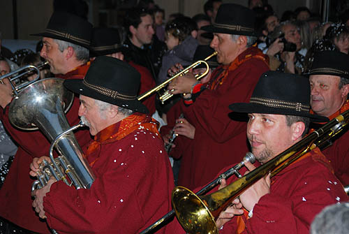 Limoux Fecos, Pont Vieux, 21st March 2010 Carnival, Nuit de la Blanquette