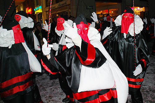 Limoux Fecos, Pont Vieux, 21st March 2010 Carnival, Nuit de la Blanquette