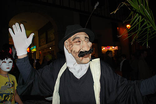 Limoux Fecos, Pont Vieux, 21st March 2010 Carnival, Nuit de la Blanquette