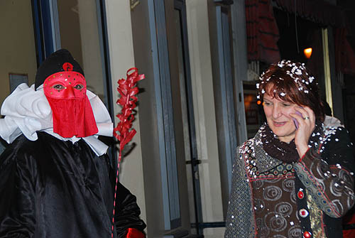 Limoux Fecos, Pont Vieux, 21st March 2010 Carnival, Nuit de la Blanquette