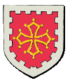 arms of the département of the Aude.