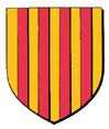 Arms of the département of the Pyrénées-Orientales.