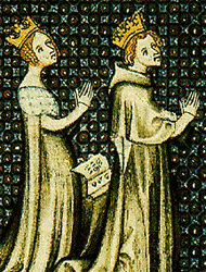 King  Louis VII and Queen Eleanor of France