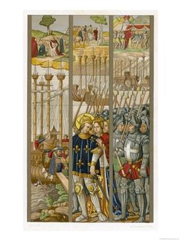Louis IX Embarks for the Crusades at Aigues Mortes Sailing First to Cyprus
