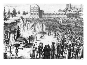 Method of Burning Those Condemned by the Inquisition