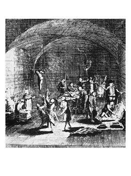 Torture Chamber of the Inquisition, Copy of an Illustration