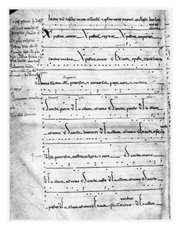 Latin Christus Vincit from "Tropes Et Proses from Narbonne"