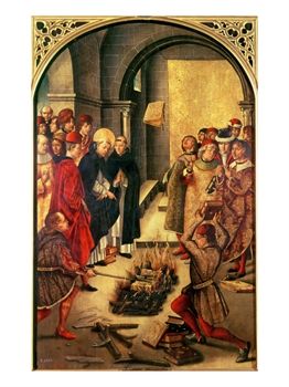 The Burning of the Books or St. Dominic De Guzman and the Albigensians