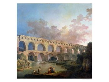 The Pont Du Gard, Nimes, circa 1786