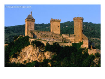 10th Century Chateau Des Comtes De Foix, Foix, Midi-Pyrenees, France