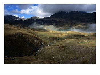 Pyrenees Mountains Near the Border of France and Spain, France