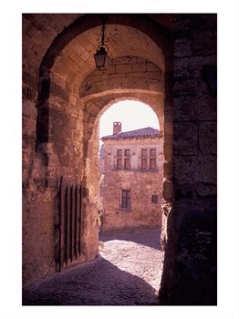 Inside the Walls of Cordes-sur-Ciel, Languedoc, France
